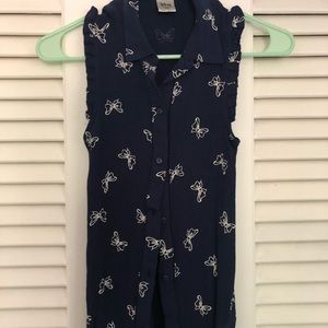 Disney Ruffled Sleeveless shirt